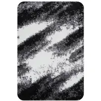Dutch House Fréjus Badmat 60x90cm zwart zwart Microfiber Badkamermat