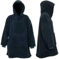 Unique living hoodie teddy 70x50cm blue