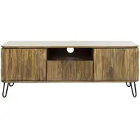 Hoyz Collection tv-meubel wave 135cm mangohout zandkleur