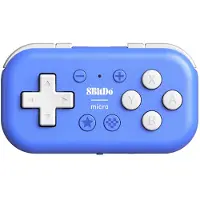 8Bitdo Micro Blauw USB Gamepad Android, Nintendo Switch, PC, iOS