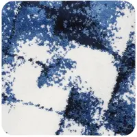 Dutch House Cannes Bidetmat 60x60cm blauw blauw Microfiber Badkamermat