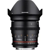 Samyang 20mm T1.9 VDSLR ED AS UMC Canon EF-M-mount objectief