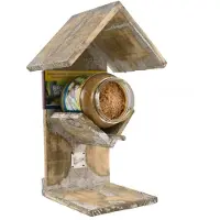 Tuinplus Voederhuisje Pindakaashouder Whitewash - - 889163 - Vogelvoederhuisje voor Vogels