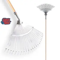 Synx Tools Gazonhark 22 Tanden - vezinkt - gazon herstellen - Incl. steel 150 cm