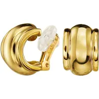 Traveller Clip Oorbellen - Oorclips Dames - Goudkleurig - Verguld - 157608