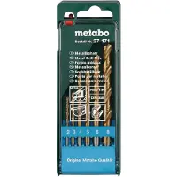Metabo Borencassette, 6 spiraalboren HSS - TIN - 627171000