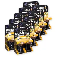 Duracell 10x Alkaline Batterijen Plus 100 D 2 stuks