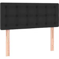 vidaXL Hoofdbord 100x5x78/88 cm kunstleer zwart