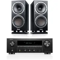 Teufel THEATER 500S + DENON DRA-900H Stereo Zwart