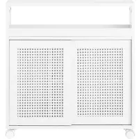 SoBuy Lage Kast - BZR119-W - 65 x 20 x 70 cm - MDF - Wit