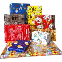 Benza Sinterklaaspapier Inpakpapier Sinterklaas Cadeaupapier Assortiment - 300 x 70 cm - 7 rollen