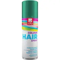 Smiffys carnaval haarverf - groen - spuitbus - 125 ml - haarspray