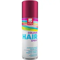 Smiffys carnaval haarverf - roze - spuitbus - 125 ml - haarspray