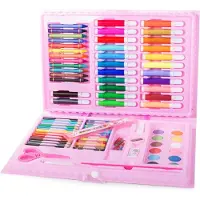 Verk Group teken/schilderkoffer voor kinderen , 86 delig , 34 x 23 x 4 cm.
