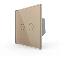 Livolo | Goud | 2 | Dimmer | Wisselschakelaar - Bekijk hier!