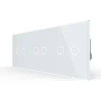 Livolo | Wit | 2+2+2 | Aan/Uit | Wisselschakelaar | Smart home -