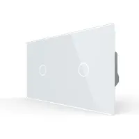 Livolo | Wit | 1+1 | Aan/Uit | Wisselschakelaar | Smart Home - Bekijk