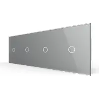 Livolo | Grijs | 1+1+1+1 | Dimmer | Smart Home - Bekijk hier!