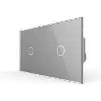 Livolo | Grijs | 1+1 | Dimmer | Wisselschakelaar - Bekijk hier!