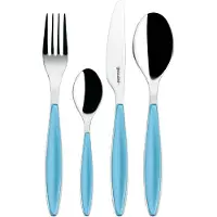 Guzzini Feeling bestekset Sea blue, 24 delar