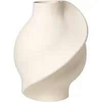 Louise Roe Pirout vaas 02 42 cm Raw White
