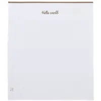 Meyco Baby Hello World ledikant laken - taupe - 100x150cm - 0.3 TOG