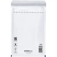 Schäfer Shop Pure Luchtkussenenveloppen, 220 x 340 mm, wit, 100 stuks
