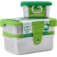 Blue Water Bento Lunchbox Splash box - 3 in 1 - Lunchbox Splash 3 in 1