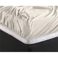 Dreamhouse Dubbel Jersey 220 gr. Hoeslaken Creme - 160/180 x 200/220 cm