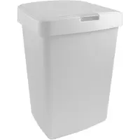 Sunware - Delta prullenbak klep 50L wit - 39,7 x 34,5 x 56,4 cm