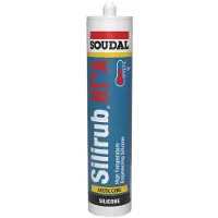 Soudal Silirub HT-A, hittebestendige siliconenkit (310ml)