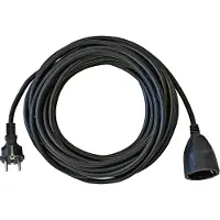 Brennenstuhl Kunststof-Kabel Zwart 10M H05Vv-F 3G1,5 - 1162200
