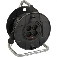 Brennenstuhl Kabelhaspel AK 260 40m H05VV-F 3G1,5 Zwart