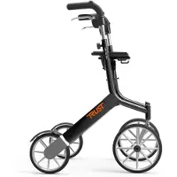 Thuiszorg Webshop Let's Go Out rollator - Zwart -