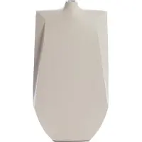 Light & Living Light&living Vaas deco 21x7,5x41 cm MAKAHA crème