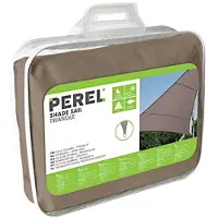 Perel Schaduwdoek | (Vierkant, Waterafstotend, 3.6 x 3.6 meter, Taupe)
