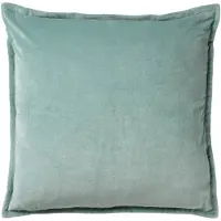 Dutch decor - CAITH - Kussenhoes 50x50 cm - 100% katoen velvet - Jadeite - lichtgroen