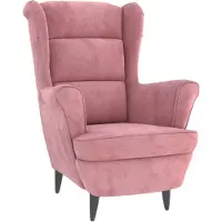 vidaXL Fauteuil fluweel roze