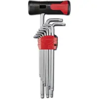Parkside Torx sleutel set - Torx T-greep 11-delig - In opklapbare kunststof houder