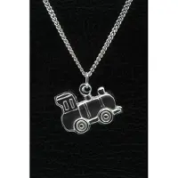 MOOYE ® - Collectie Zilveren Trein locomotief ketting hanger