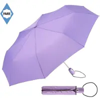 FARE Mini Paraplu - Ø97 cm - AOC - Automatisch openen en sluiten - Windproof - Polyester/Kunststof/Staal - Lila