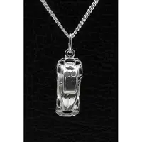 MOOYE ® - Collectie Zilveren Volkswagen Kever ketting hanger - met bodem