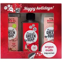 Marcel's Green Soap Geschenkset Body & Hair Argan & Oudh 2x 300ml + 1x 250ml