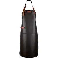 Xapron - Dallas Schort met Nekband Leer Bruin - Leer - Bruin