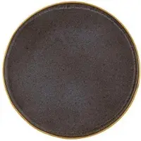 Vista alegre Gold stone Set 6 Bord 27,5 cm Zwart Goud Stoneware 621425