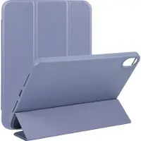 Mobigear Tablethoes geschikt voor Apple iPad Mini 6 (2021) Hoes TPU,Kunstleer | Tri-Fold Gel Bookcase - Lavendel