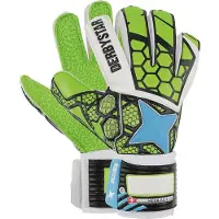 Derbystar Keepershandschoenen - Hexa AGI - Groen/Wit/Blauw - Maat 12