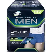 Tena MEN ACTIVE FIT PANTS PLUS MAAT S/M INCONTINENTIE BROEKJES PAK 9 STUKS