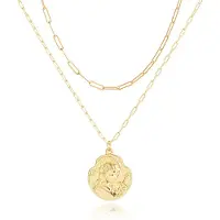 LGT JWLS Multilayer Ketting Coin - 2 lagen
