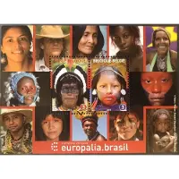 Bpost - 2 zegels - Verzending België - Tarief BE3 - Europalia.brasil - arts festival